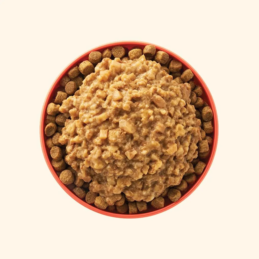 YOUR PET'S KITCHEN Oatmeal Apple Crisp Topper, 3.5 oz (12-Pack) | Wholesome Dog Food Topping with Real Apple & Oats - view 2