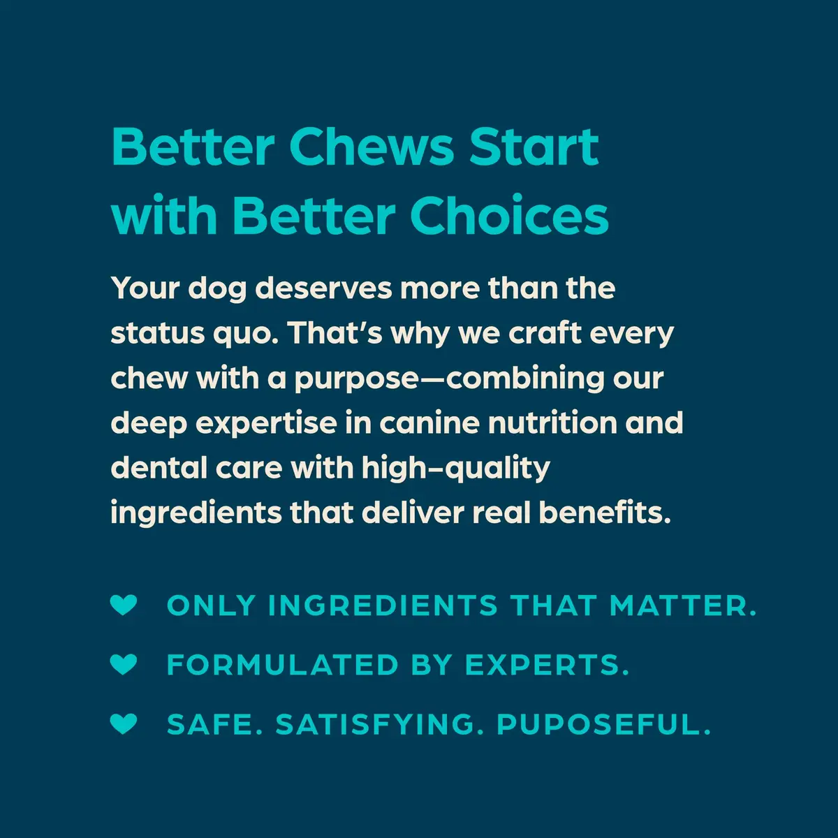 Chewsday Dog Treats Fresh Mint Flavor Dental Chews | Supports Oral Hygiene & Fresh Breath - view 5