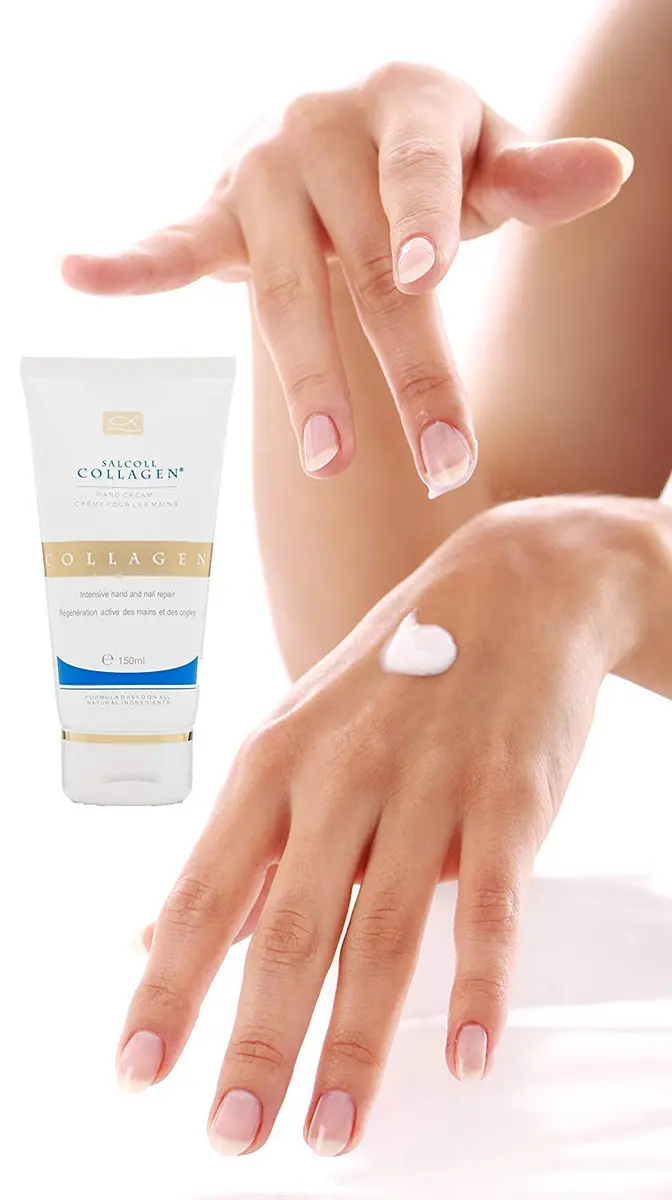Salcoll Pure Bioactive Anti-Aging Collagen Repair Hand Cream 150ml (5.1 Fl Oz) | Hypoallergenic Moisturizing Lotion for Dry Skin - view 6
