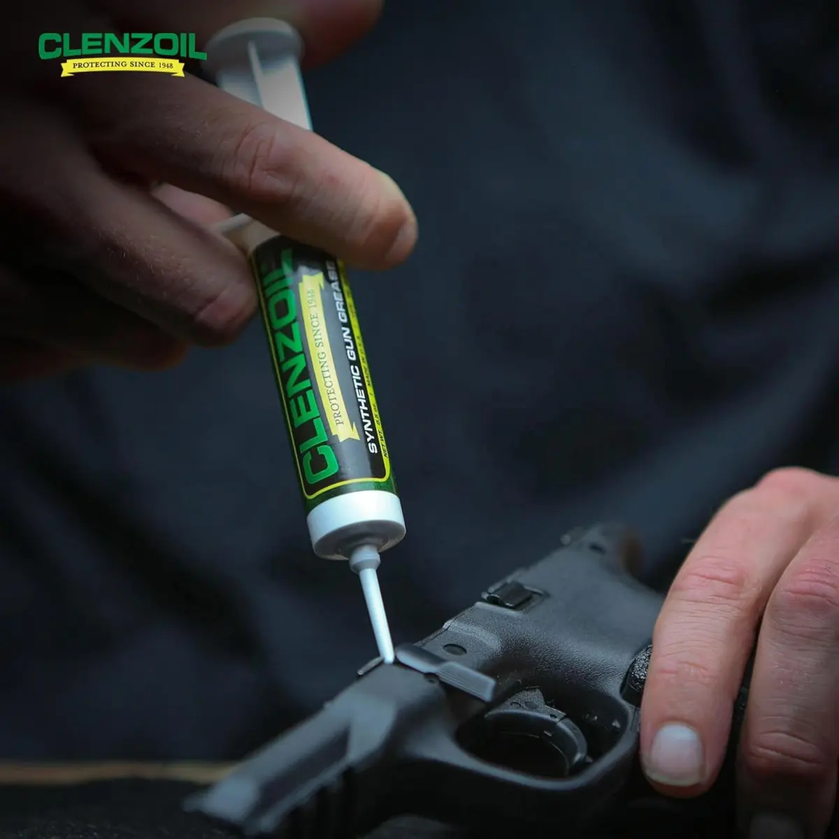 CLENZOIL Synthetic Gun Grease Syringe 0.5 oz | All Firearms, Extreme Heat & Pressure Protection - view 6