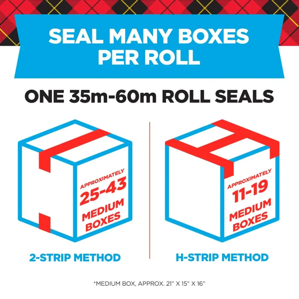 Scotch Heavy Duty Shipping Packaging Tape 3850 Clear 1.88 in x 54.6 yd (48 mm x 50 m) 12 Rolls | Industrial Strength Adhesive - view 3