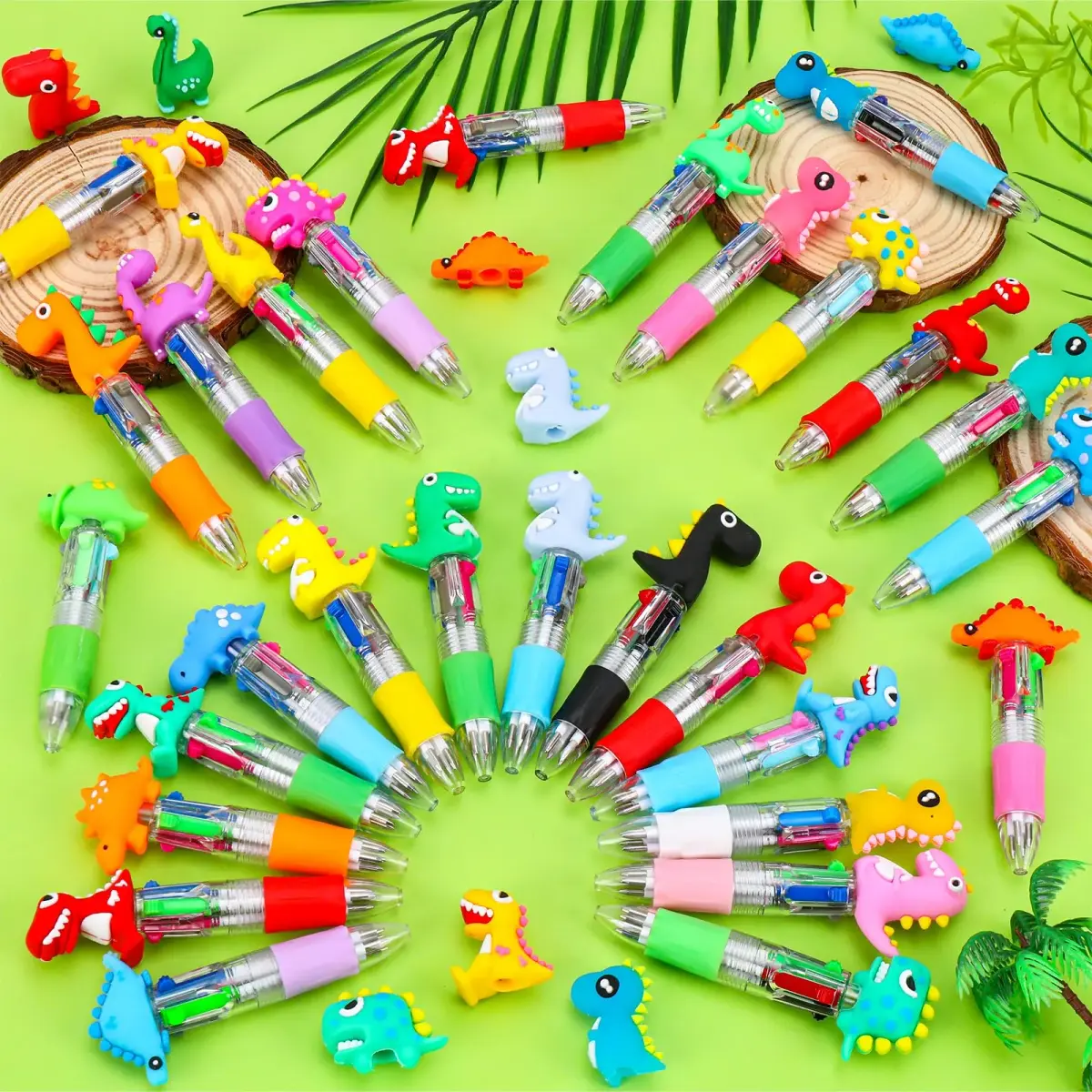 CZWZ 30Pcs Mini Multicolor Pens in One 4-in-1 Cute Pens Bulk for Kids | 30 Pens, Assorted Ink - view 4