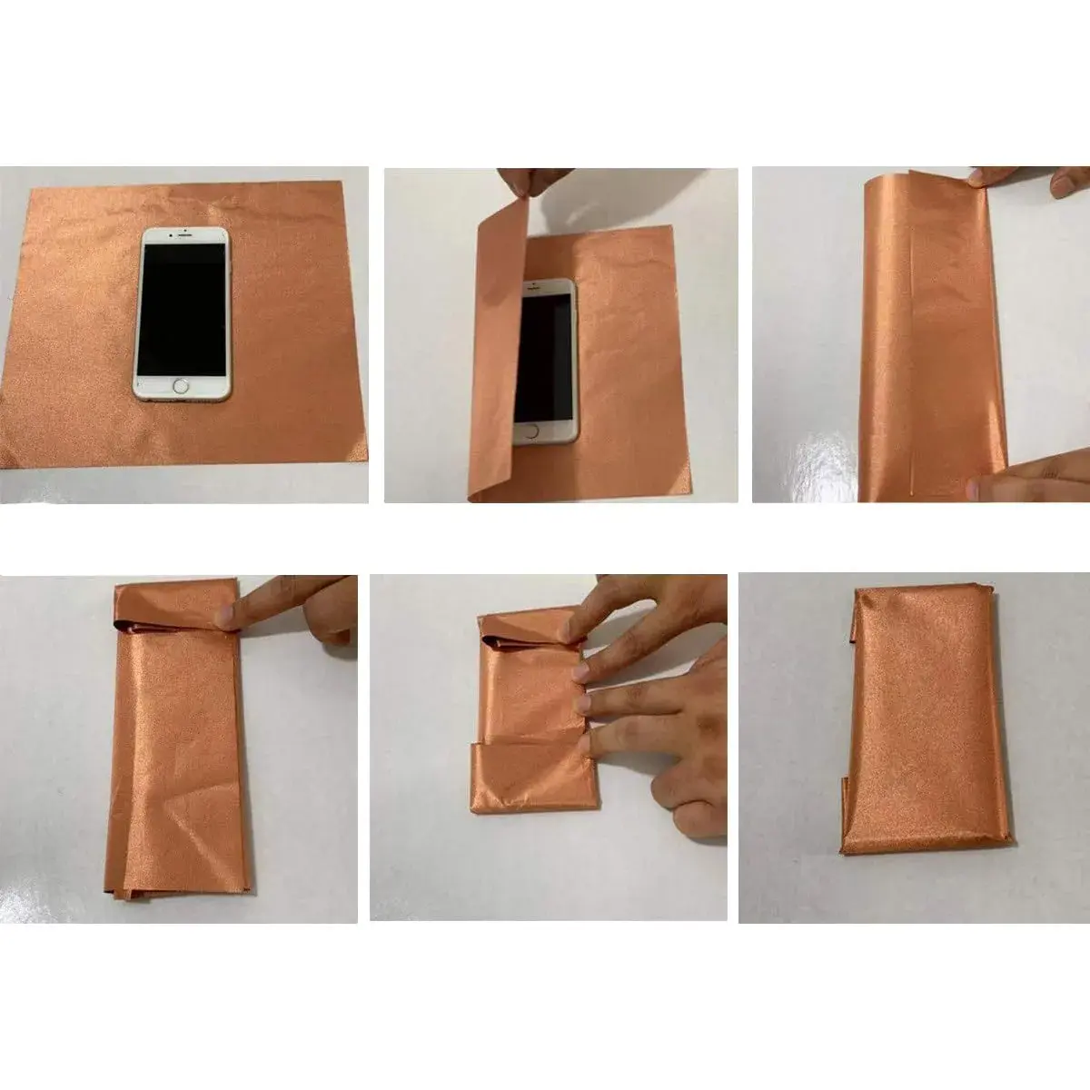 Amerthing Pure Copper Faraday Fabric 50m (1968.5"x43") | RFID Blocking for EMP, EMF, 5G, WiFi, Bluetooth, GPS - view 4