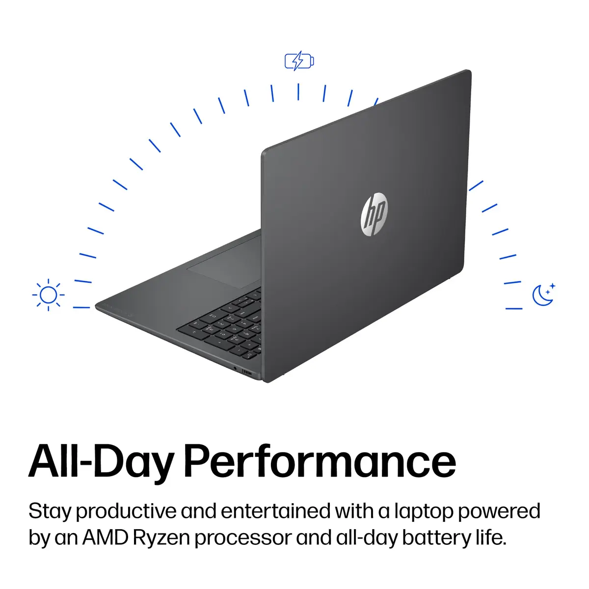 HP OmniBook 3 16-inch Laptop 2K Touchscreen | AMD Ryzen 3, 8GB RAM, 256GB SSD - view 4
