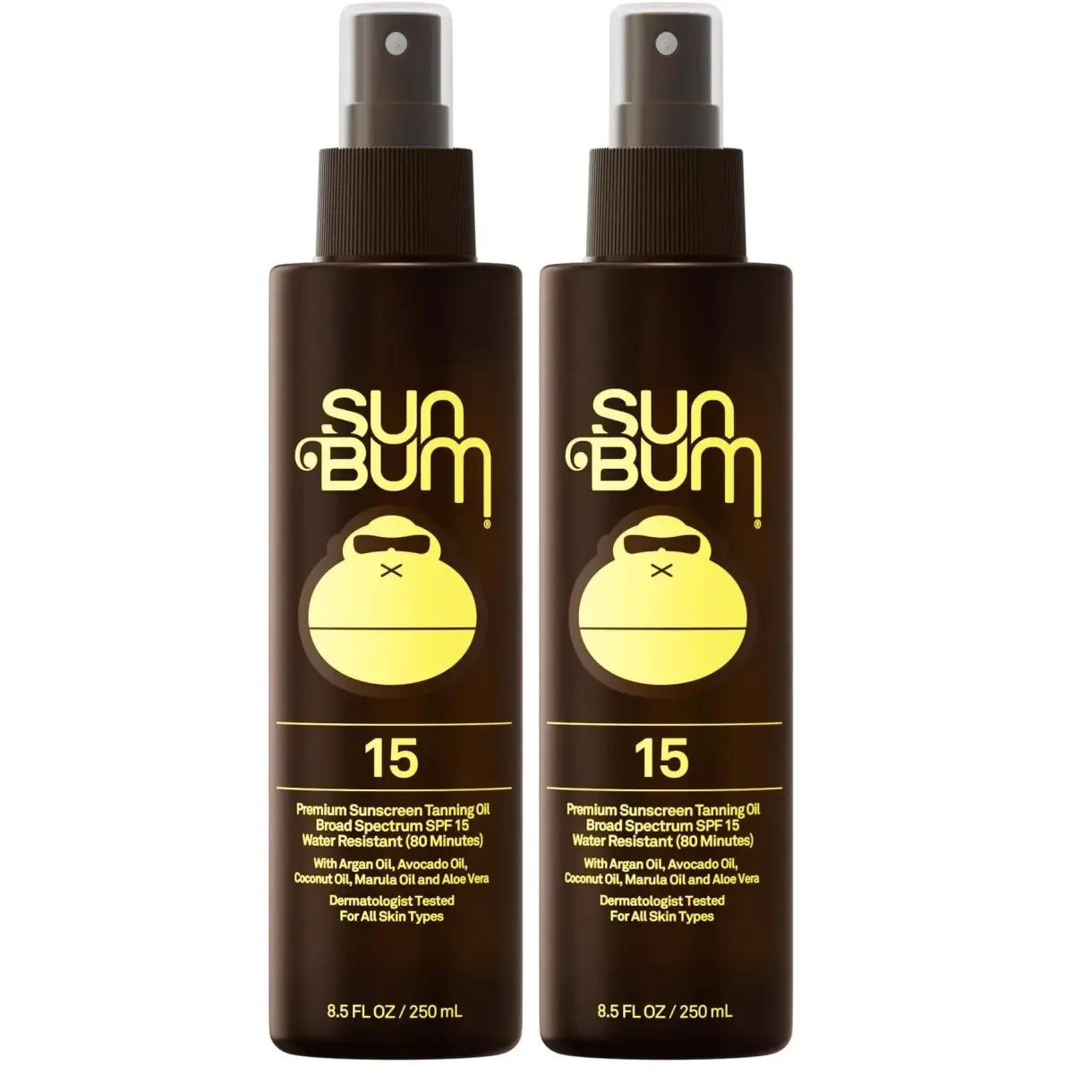 Sun Bum SPF 15 Moisturizing Tanning Oil 532ml (17 Fl Oz) | Broad Spectrum UVA/UVB Protection - main product image