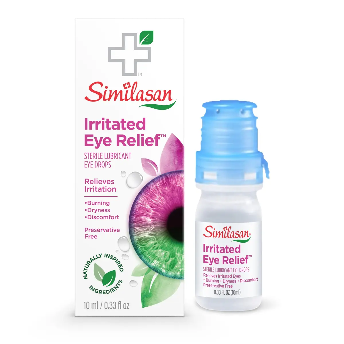Similasan Irritated Eye Relief Drops 10ml | Naturally Inspired, Preservative-Free for Sensitive Eyes - main product image