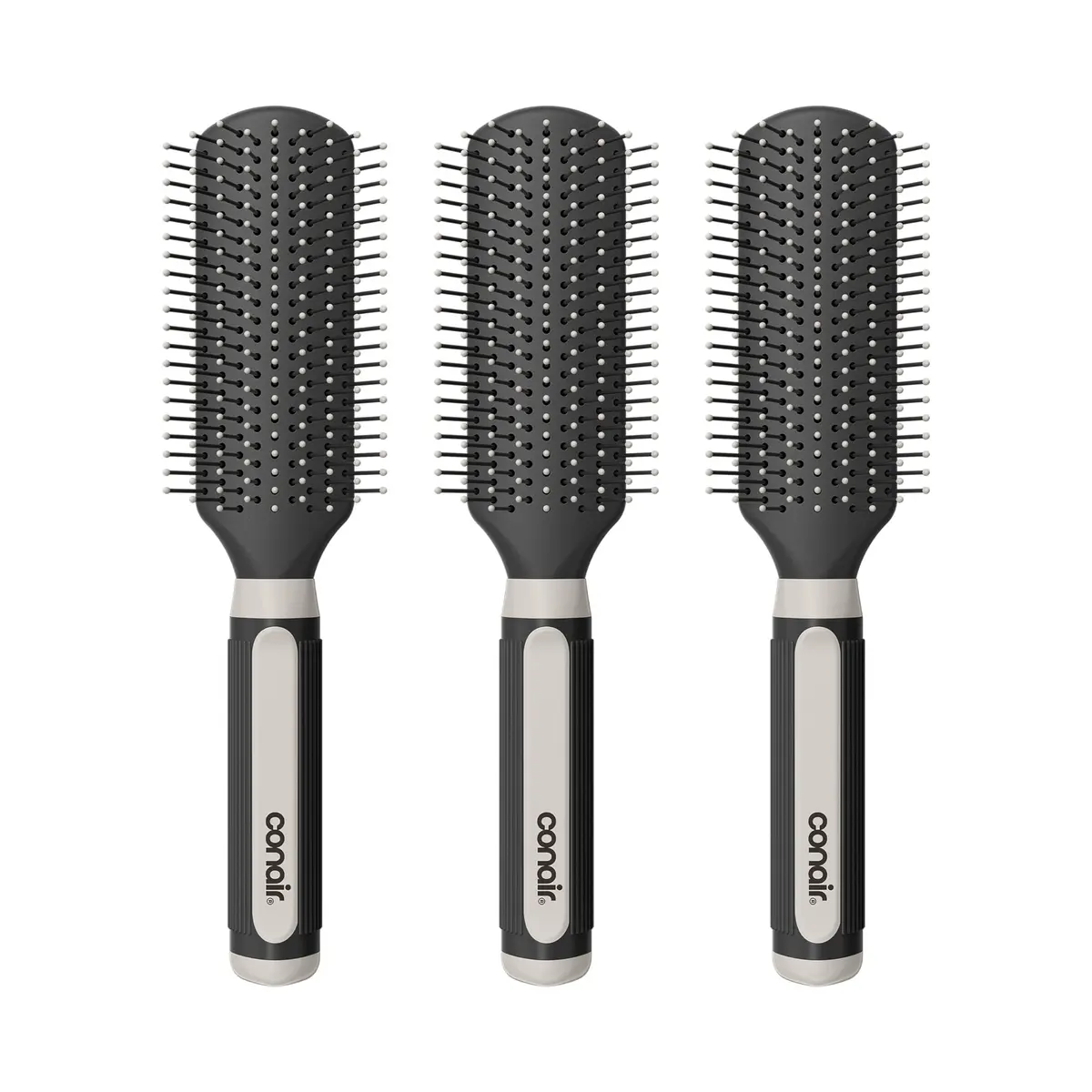 Conair Grip & Shape Styling 3-Pack Hair Brushes | Detangling, Volumizing, Smoothing - main product image