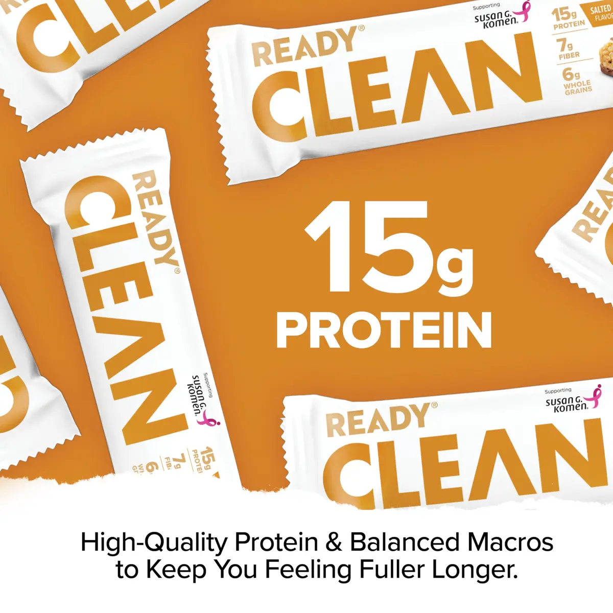 Ready Salted Caramel Cashew Protein Bar 15g | Gluten-Free, Non-GMO, 12 Ct - view 4