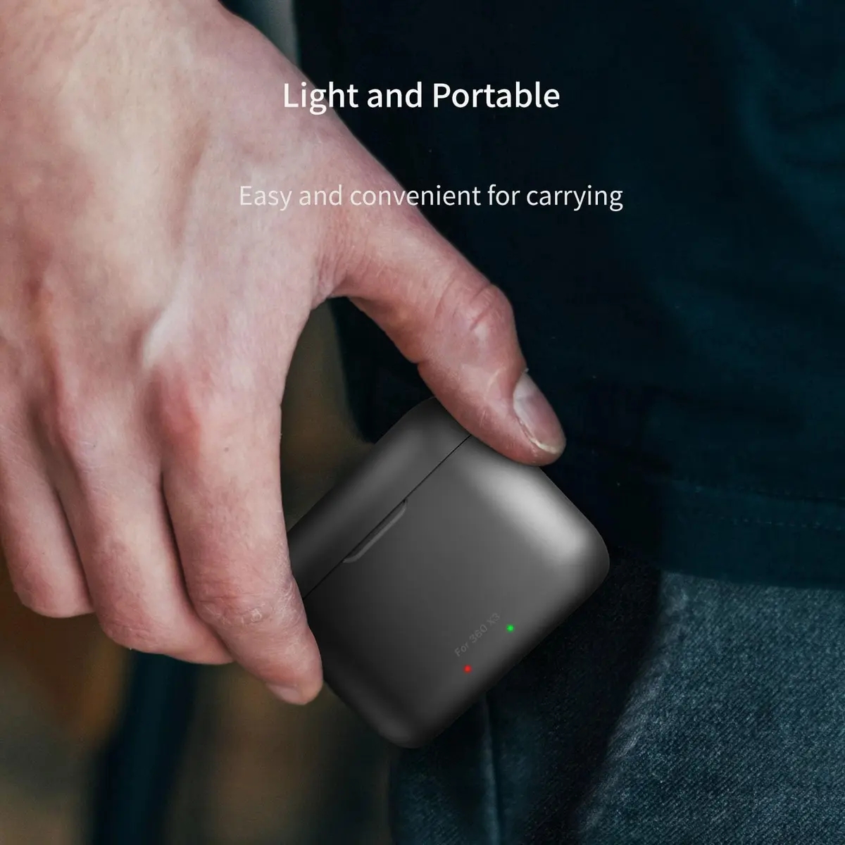 METACUCU 1850mAh Dual Battery & USB-C Charger for Insta360 X3 Camera | Extended Shooting Time - view 7