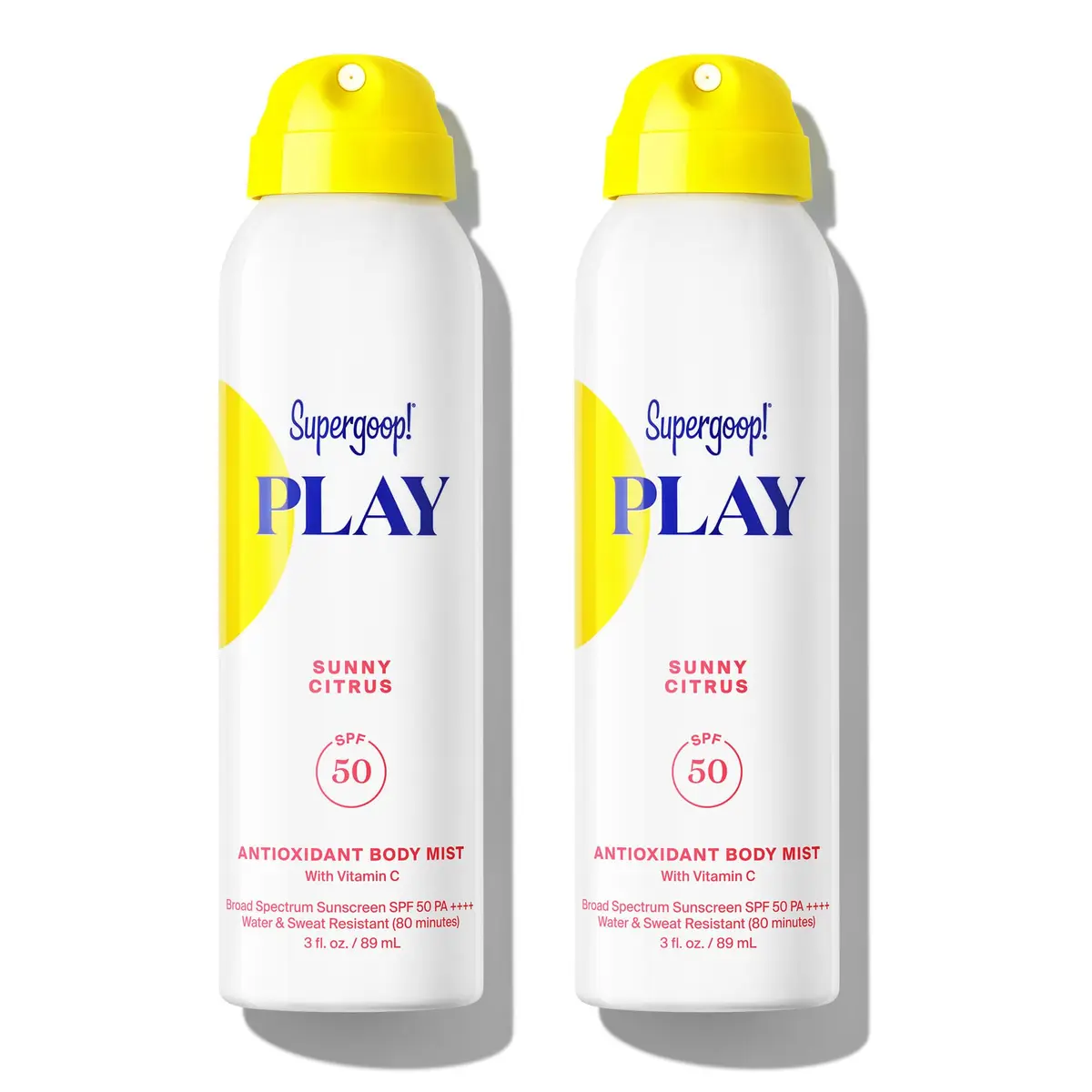 Supergoop! PLAY Antioxidant Body Mist SPF 50 PA++++ 177ml (6 Fl Oz) | Broad Spectrum Sunscreen Spray for Active Days - main product image
