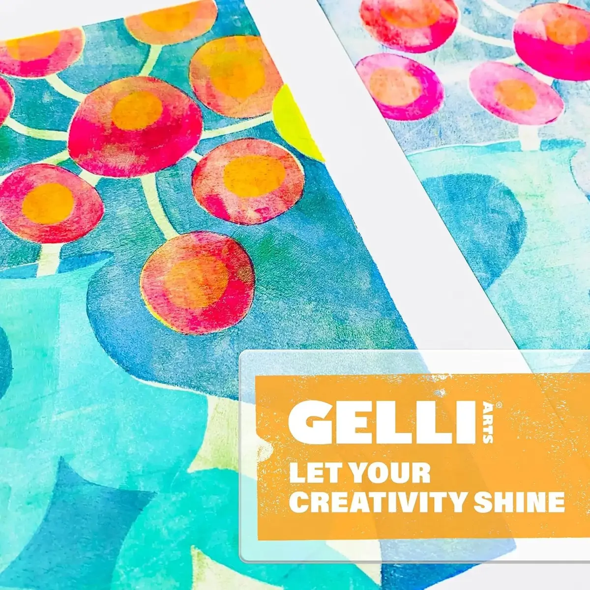 Gelli Arts Gel Printing Plate 4" x 6" | Monoprinting Made Simple for Mixed Media Art - view 6
