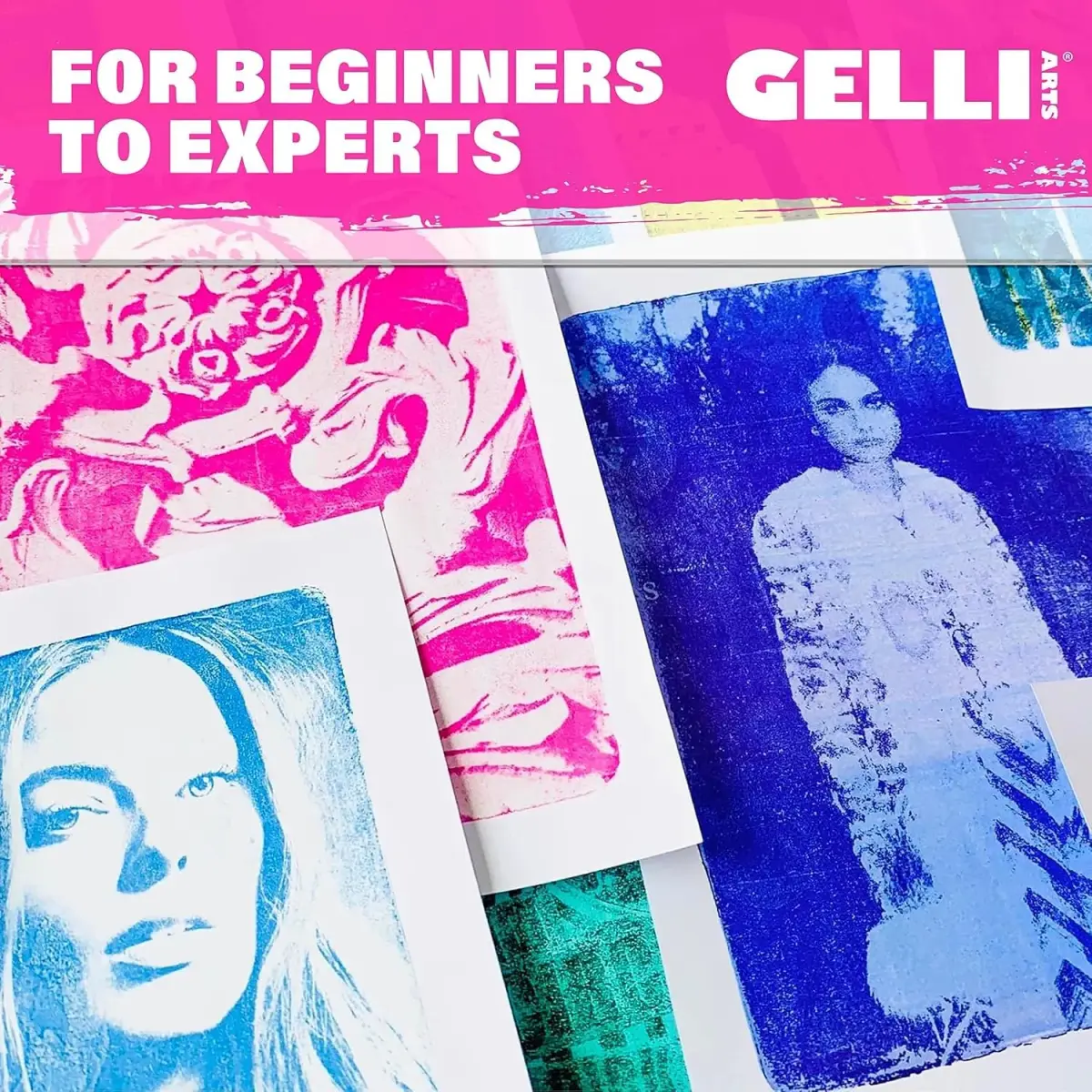 Gelli Arts 12" Round Gel Printing Plate | Monoprinting Made Simple - view 3