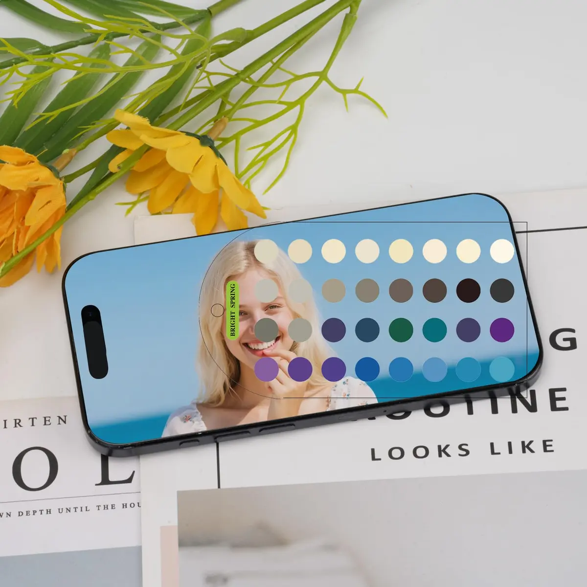 Zynoro Ultimate 12 Season Color Analysis Template Cards (Set of 2) | Portable Color Matching Guide for Outfits & Makeup - view 5
