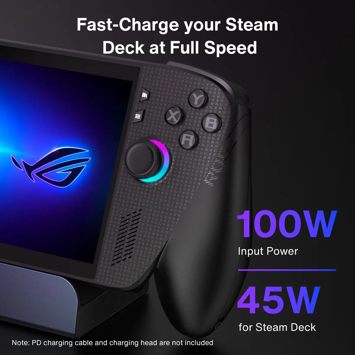 IVANKY 10-in-1 Docking Station for Steam Deck OLED/ASUS ROG Ally X | 4K@144Hz HDMI, 100W Power, Ethernet, USB-A Ports - view 5