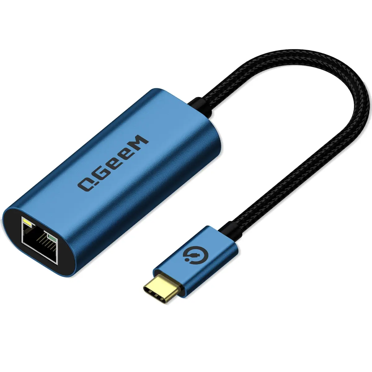 QGeeM USB C to Ethernet Adapter 1000Mbps | Stable Gigabit Network for USB-C Devices - main product image