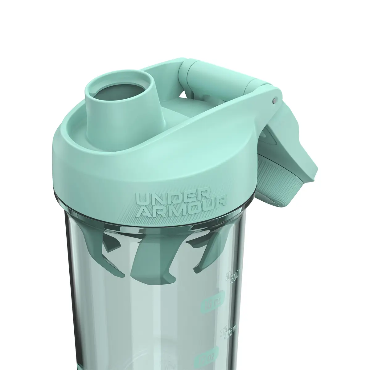 Under Armour 24oz Clarity Shaker Bottle Refresh Mint | Leak-Proof, Recycled Material, Easy to Clean - view 2