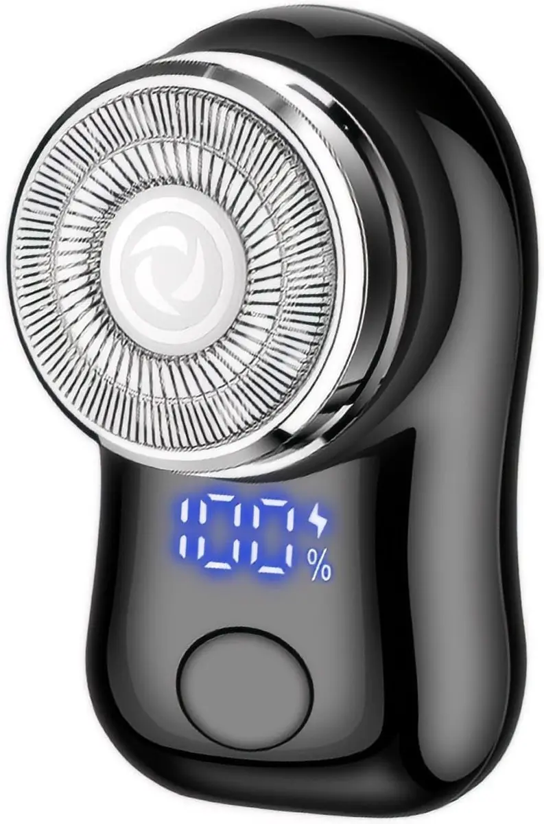 Reodolop Mini Electric Shaver Rotary USB C Rechargeable Lightweight for Travel & Office - main product image