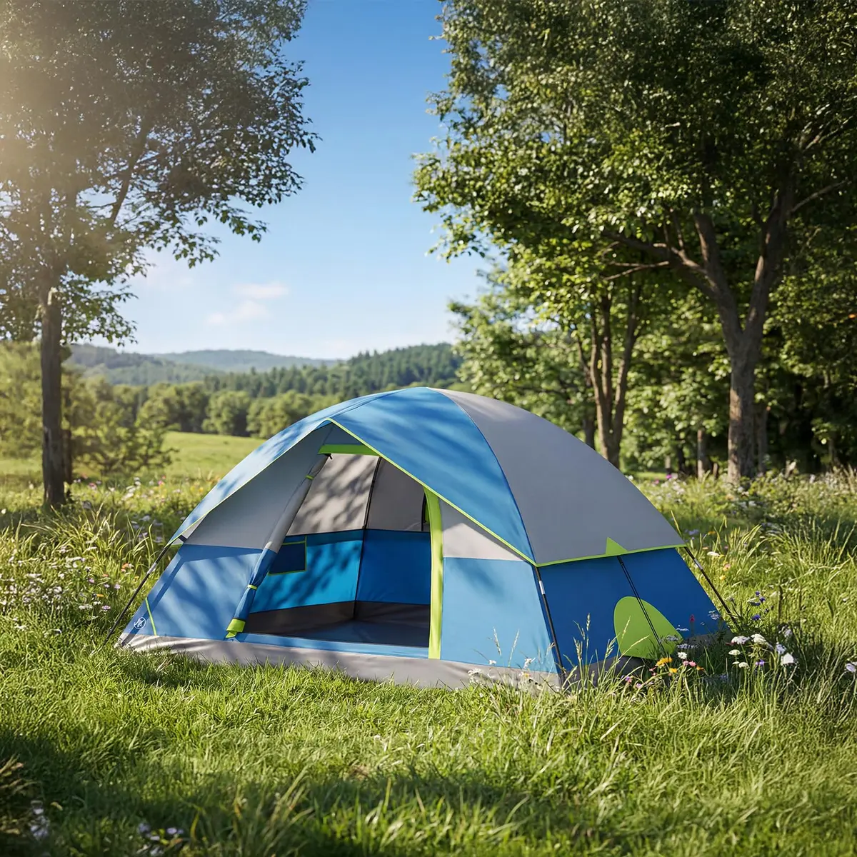 NEWBULIG Camping Tent 2 Person | Waterproof Dome Structure, Quick Setup, Lightweight for Outdoor Adventures - main product image