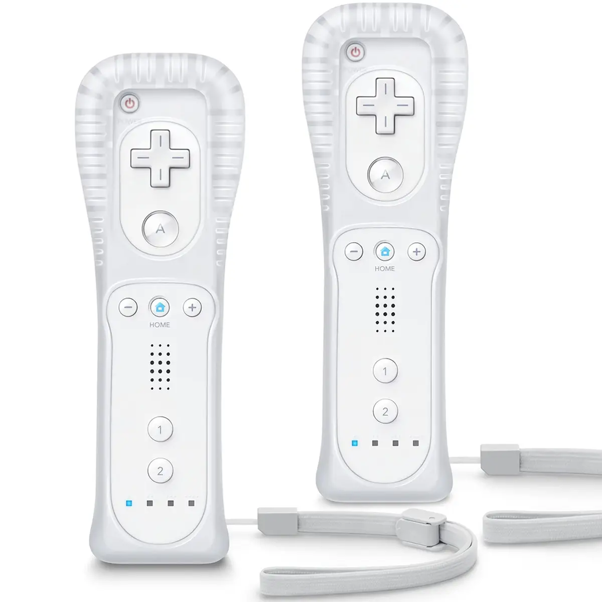TIANHOO Wii Controller 2 Pack | Precise Motion-Sensing, Upgraded Version for Wii/Wii U, White (≤120 chars) - main product image
