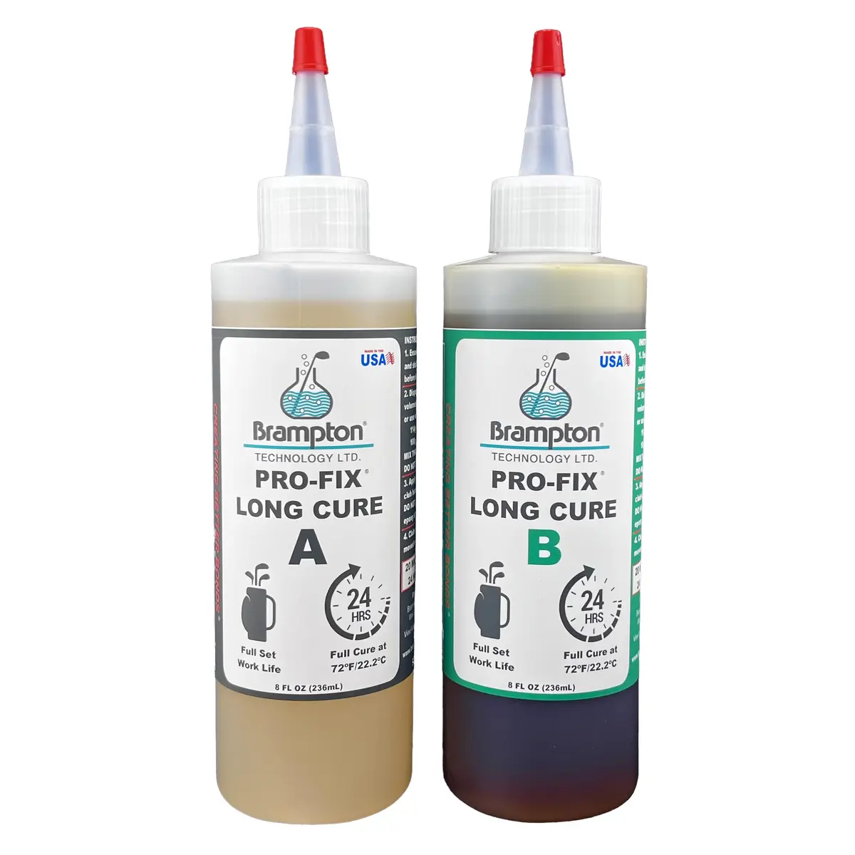 BRAMPTON TECHNOLOGY, LTD. PRO-FIX Long Cure Golf Epoxy 16 oz | Extra Strength, Impact Resistant, 20-Min Work Life - main product image
