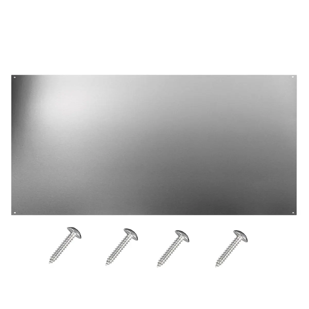 Generic Stainless Steel Backsplash 30x12 Inch | Splatter Guard for Indian Kitchens - main product image