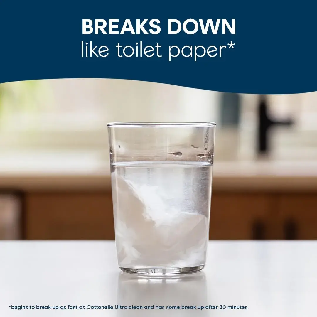Cottonelle Fresh Care Flushable Wet Wipes, 4 Flip-Top Packs, 42 Wipes Per Pack (168 Total Wipes) | Gentle Skin Care - view 4