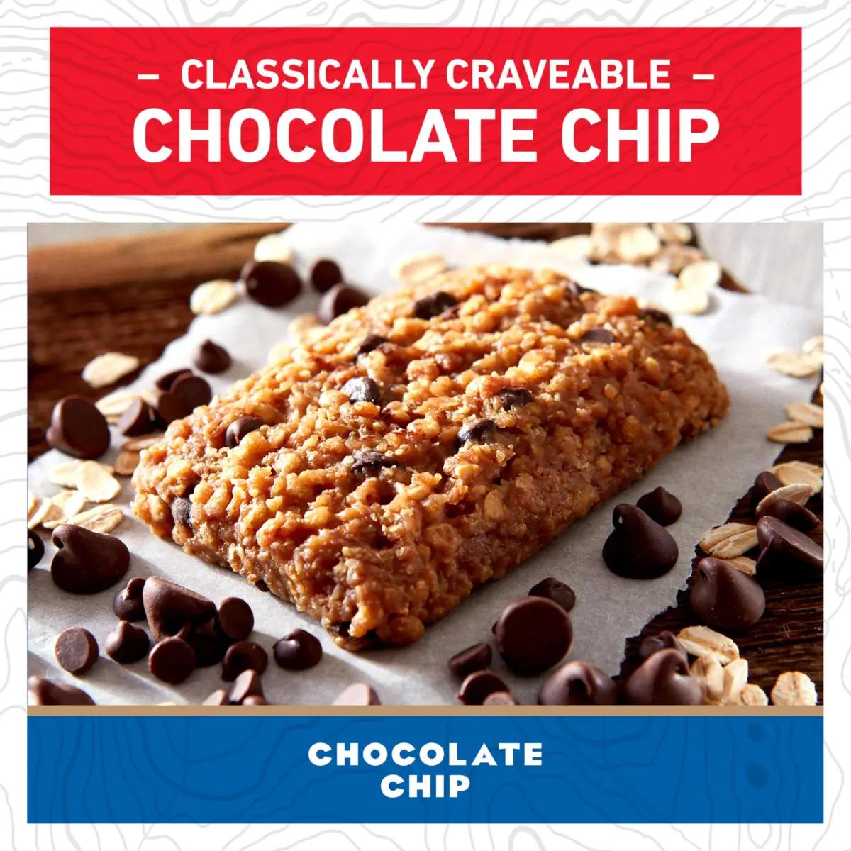 CLIF BAR Chocolate Chip Energy Protein Bars 60 Count (144 oz) | Plant-Based, Non-GMO, Made with Organic Oats - view 3
