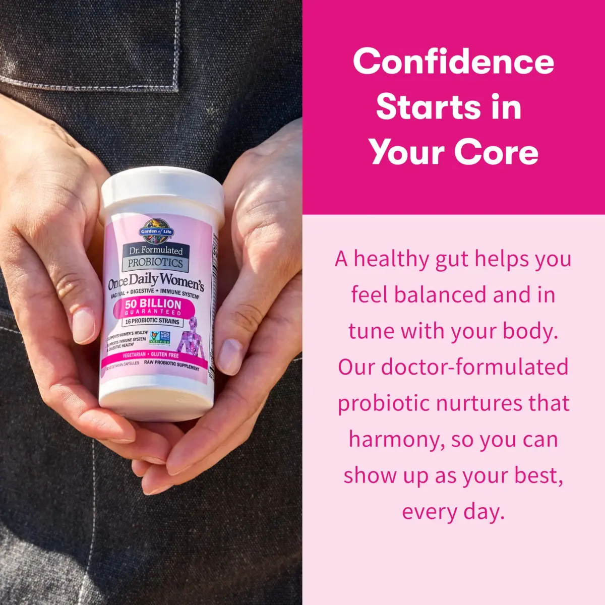 Garden of Life Dr. Formulated Once Daily Women's Probiotics 50 Billion CFU 180 Count (Pack of 6) | Digestive, Immune & Vaginal Health Support - view 8