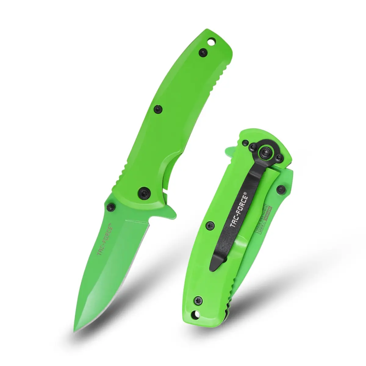 Tac-Force Folding Pocket Knife 2.75" Stainless Steel Blade | Frame Lock, Green - main product image