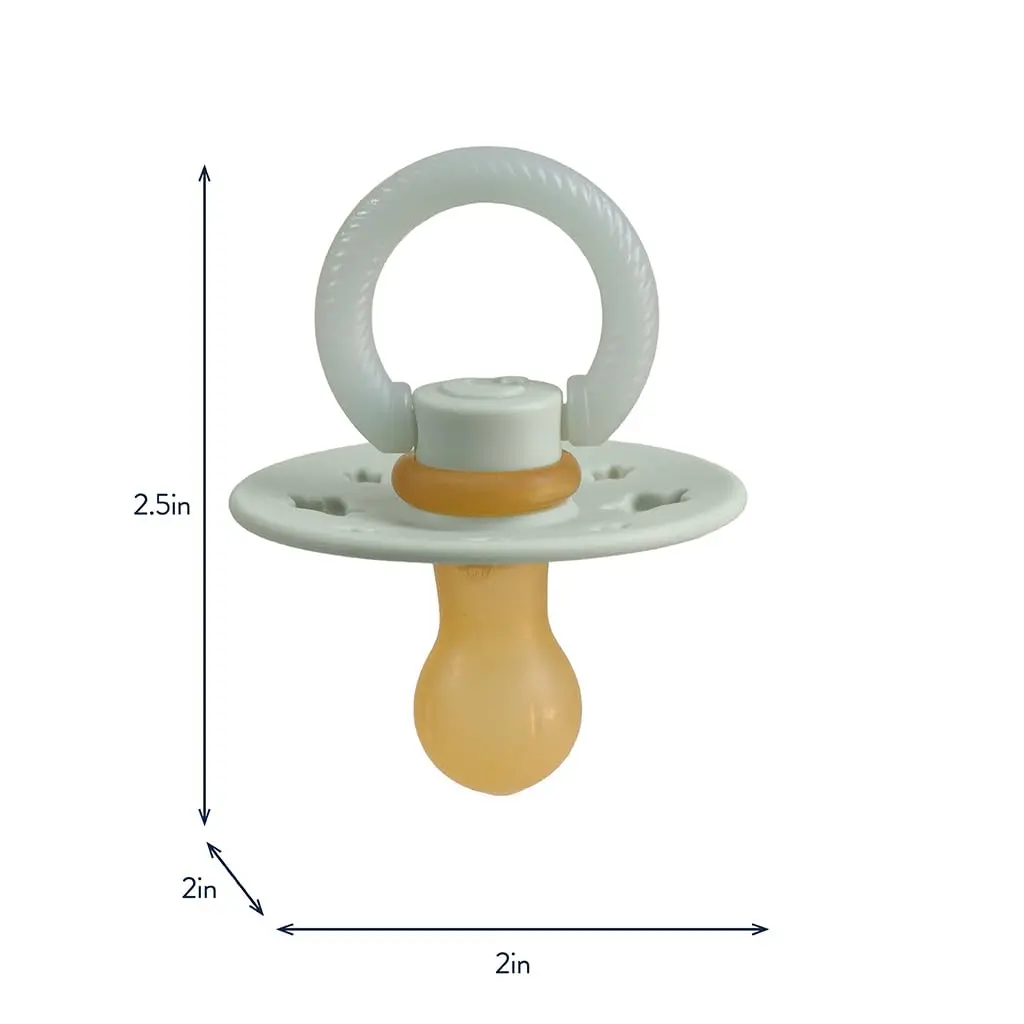 Itzy Ritzy Natural Rubber Pacifiers for 0-6 Mo | BPA-Free, Glow in Dark, Chic & Safe - view 8