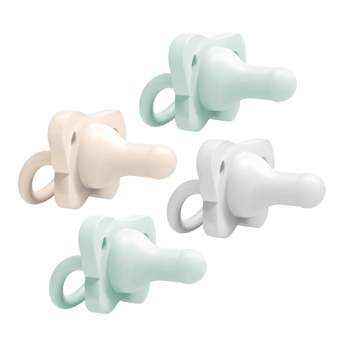 Dr. Brown's HappyPaci Silicone Pacifier 0-6m, 4-Pack | BPA-Free Soothing for Sensitive Gums - view 8