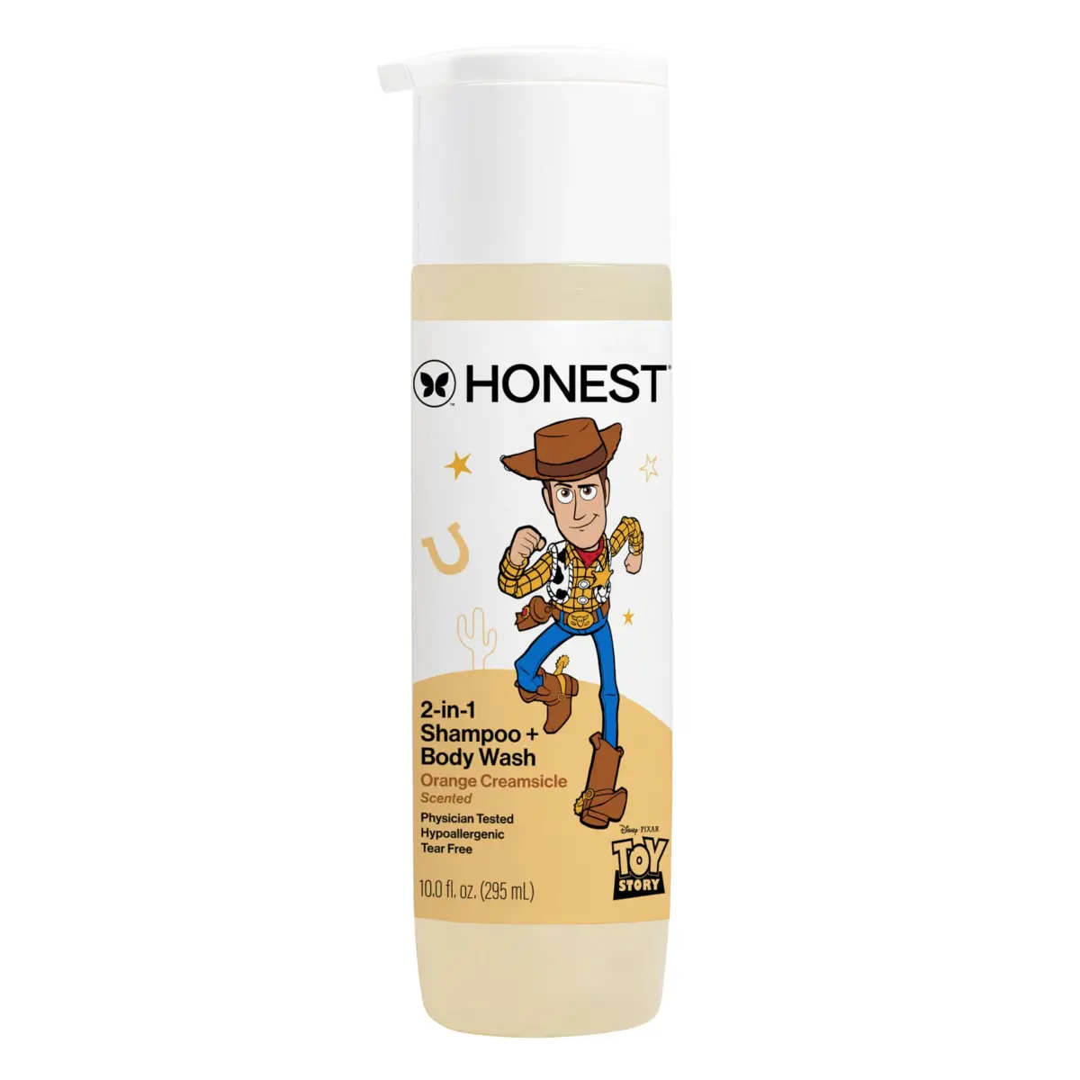 The Honest Company Shampoo + Body Wash, Orange Creamsicle, 295ml (10 Fl Oz) | Tear-Free 2-in-1 for All Hair & Skin Types - main product image