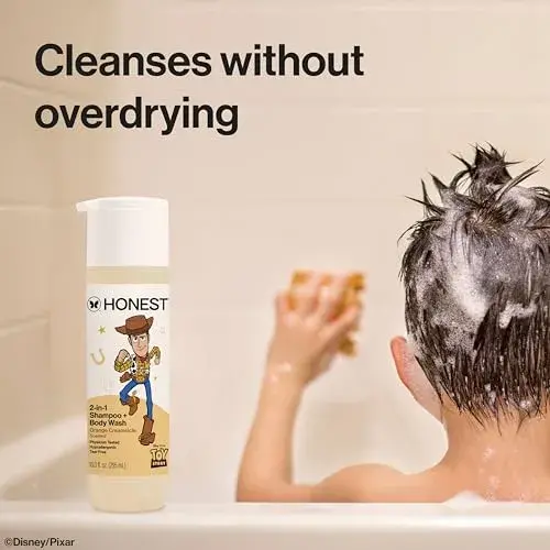 The Honest Company Shampoo + Body Wash, Orange Creamsicle, 295ml (10 Fl Oz) | Tear-Free 2-in-1 for All Hair & Skin Types - view 3