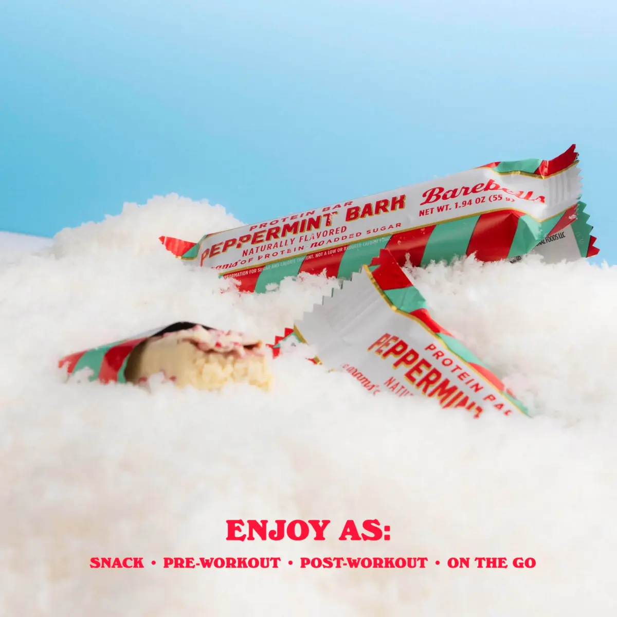 Barebells Protein Bars Peppermint Bark 12 Count Snack Bar | High Protein, Low Sugar, USA Import - view 3