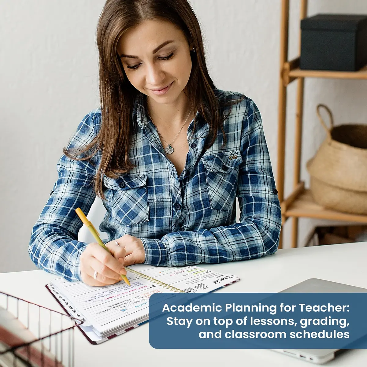 Taja Academic Planner 2026-2027 Monthly & Weekly Jul 2026-Jun 2027 Calendar Planner 21.7cm x 16.4cm (8.5" x 6.3") | Durable Hardcover Organizer with Tabs - view 7