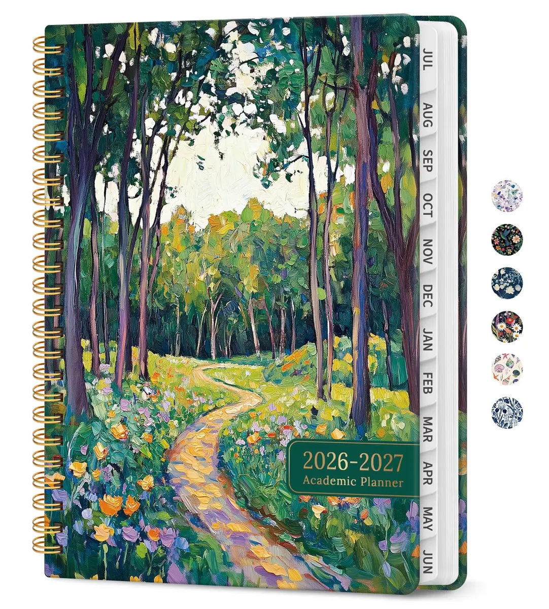 Taja 2026-2027 Academic Planner Monthly & Weekly Jul 2026-Jun 2027 Calendar Planner 21.8 cm (8.5 inches) | Smooth Ink Flow Acid-Free Paper - main product image