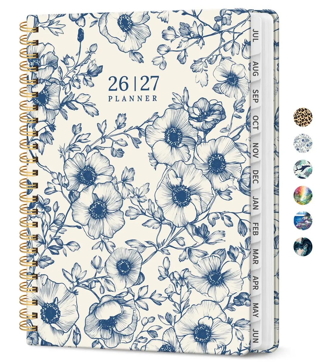 Taja 2026-2027 Academic Planner 8.5 x 11 Inches | Monthly & Weekly Jul 2026-Jun 2027 Planner with Tabs - main product image