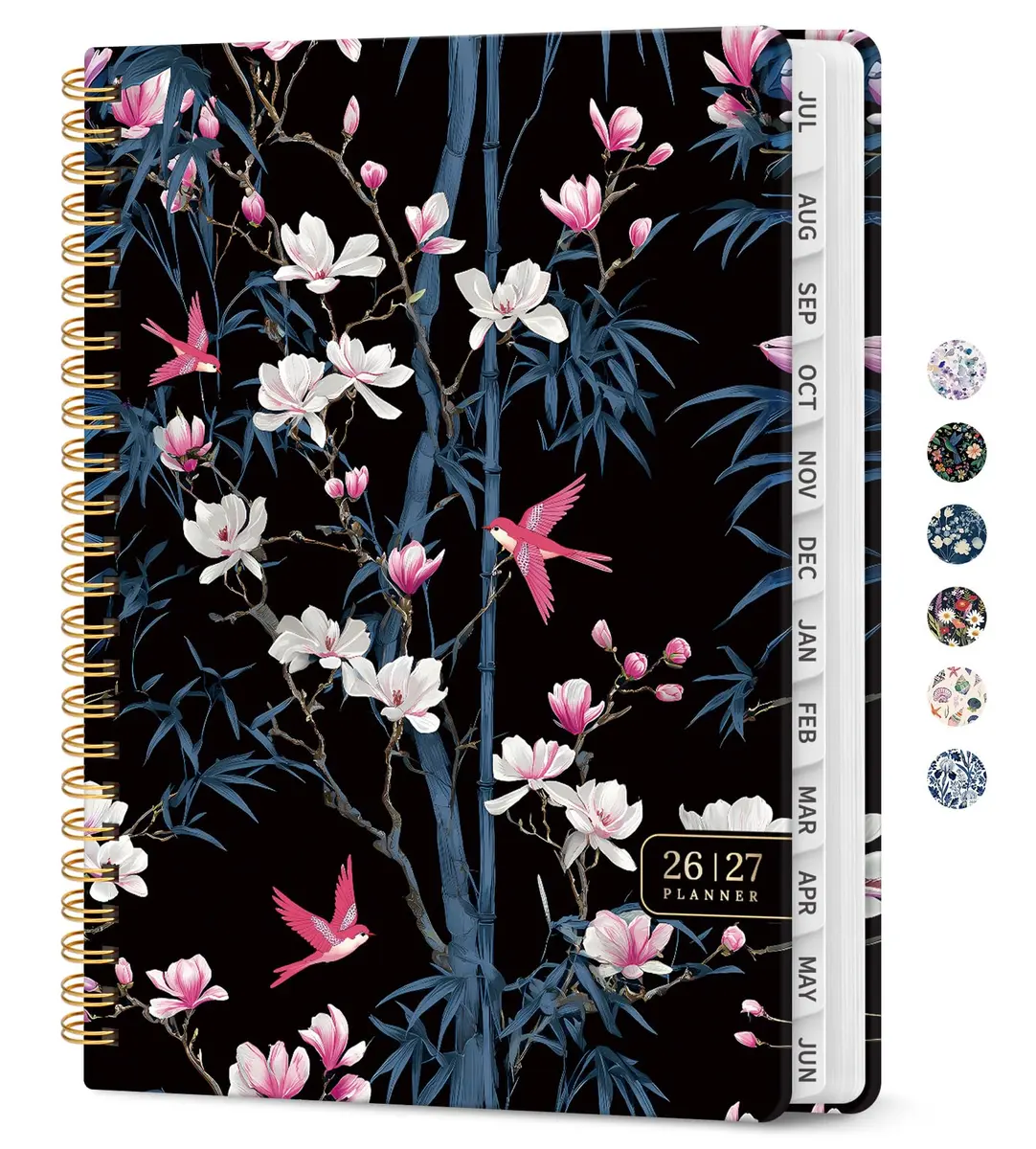Taja 2026-2027 Academic Planner, Monthly & Weekly Jul 2026-Jun 2027 Calendar Planner, 146 Pages (A5 Size, 6.3"x8.5") | Imported Stationery for Students & Professionals - main product image