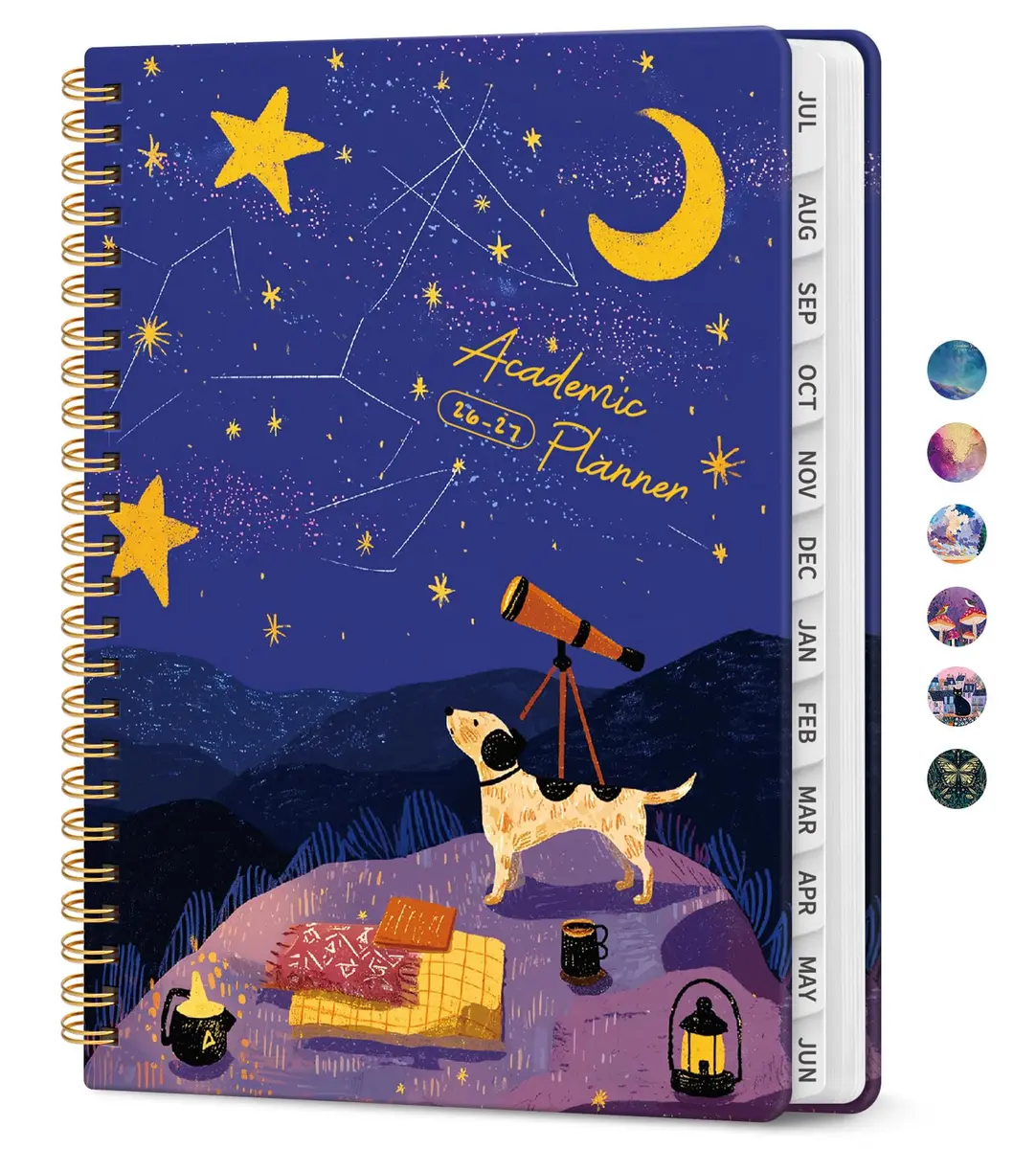 Taja Academic Planner 2026-2027, Jul 2026-Jun 2027 Monthly & Weekly Planner 16.0 cm x 21.6 cm (6.3"x8.5") | Acid-Free Paper - main product image