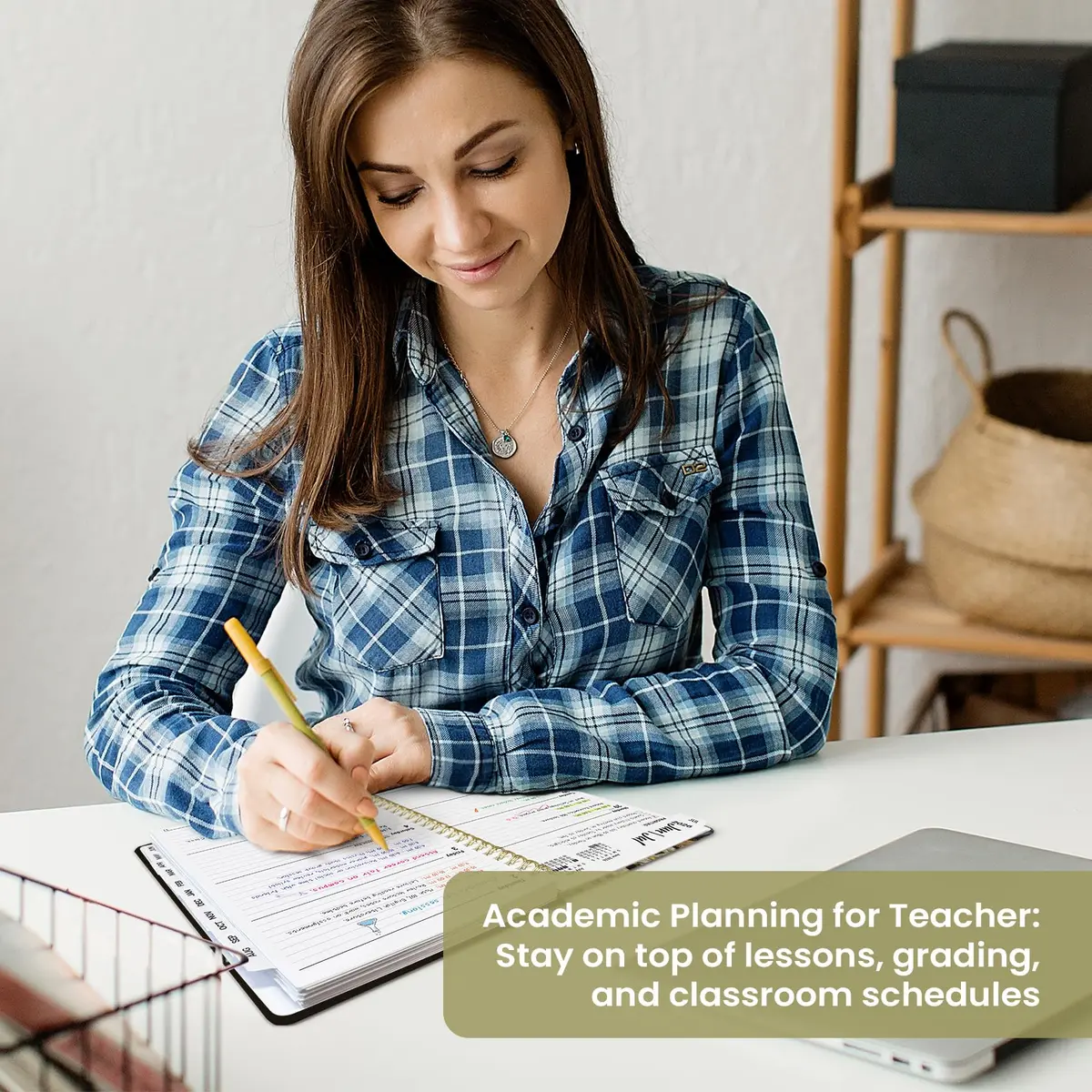 Taja Academic Planner 2026-2027, Jul 2026-Jun 2027 Monthly & Weekly Planner 16.3cm x 21.8cm (6.3"x8.5") | Acid-Free Paper for Smooth Writing - view 7