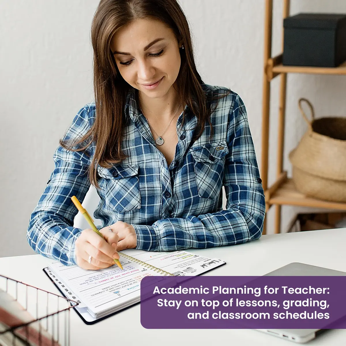 Taja Academic Planner 2026-2027, Jul 2026-Jun 2027 Monthly & Weekly Planner 16 cm (6.3") x 21.6 cm (8.5") | Acid-Free Paper - view 7