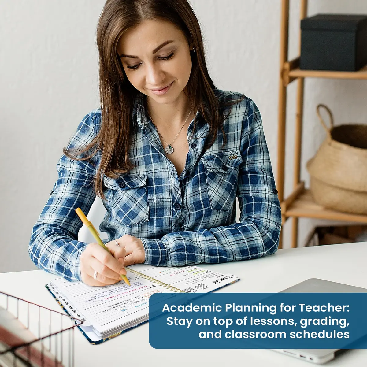 Taja Academic Planner 2026-2027, Jul 2026-Jun 2027 Monthly & Weekly Planner 16.1cm (6.3") x 21.7cm (8.5") | Acid-Free Paper - view 7