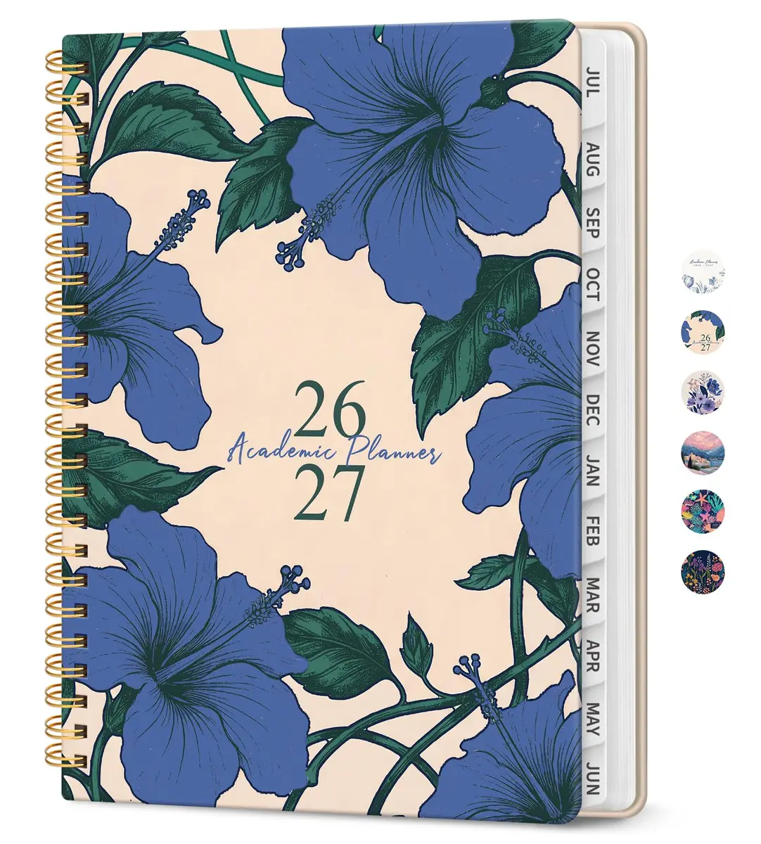 Taja Planner 2026-2027 | Academic & Weekly Organizer, 8.5"x11" Hardcover, July 2026-June 2027 - main product image