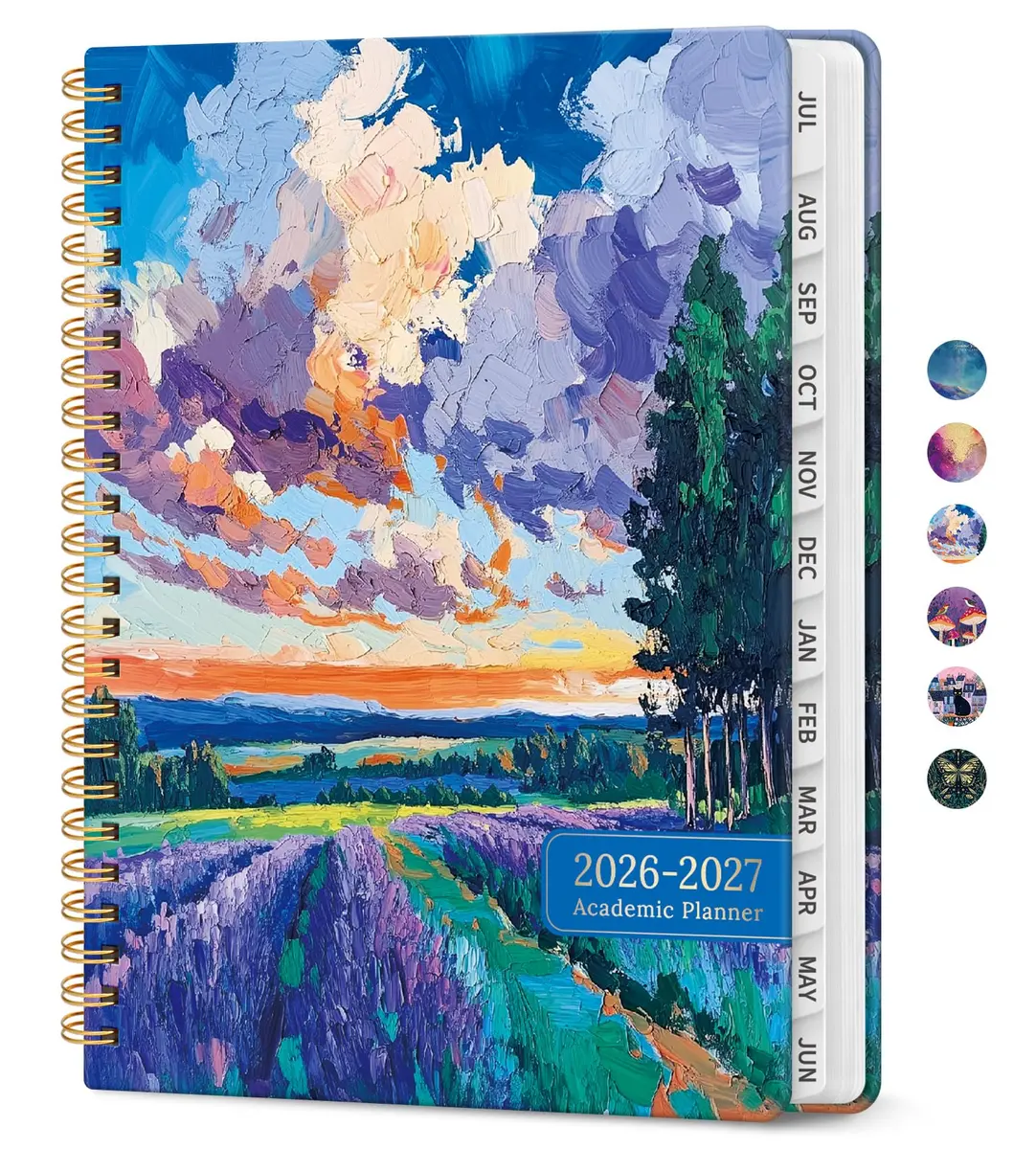 Taja Academic Planner 2026-2027, Jul 2026-Jun 2027 Monthly & Weekly Planner 16.0 cm (6.3") x 21.6 cm (8.5") | Acid-Free Paper - main product image