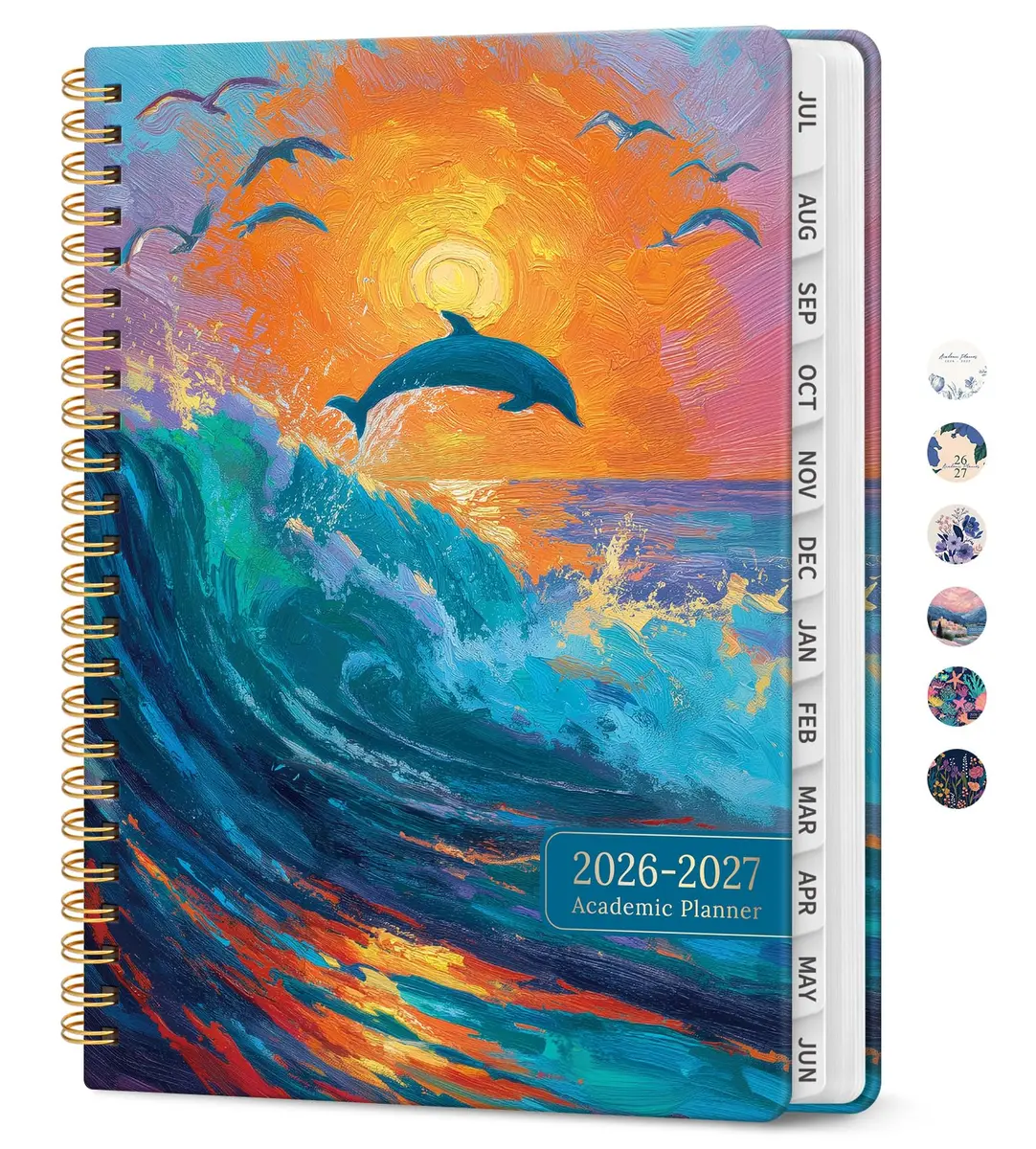 Taja Academic Planner 2026-2027, Monthly & Weekly Jul 2026-Jun 2027 Planner, 16.5 cm (6.5"x8.5") | Organized Planning for Students & Professionals - main product image