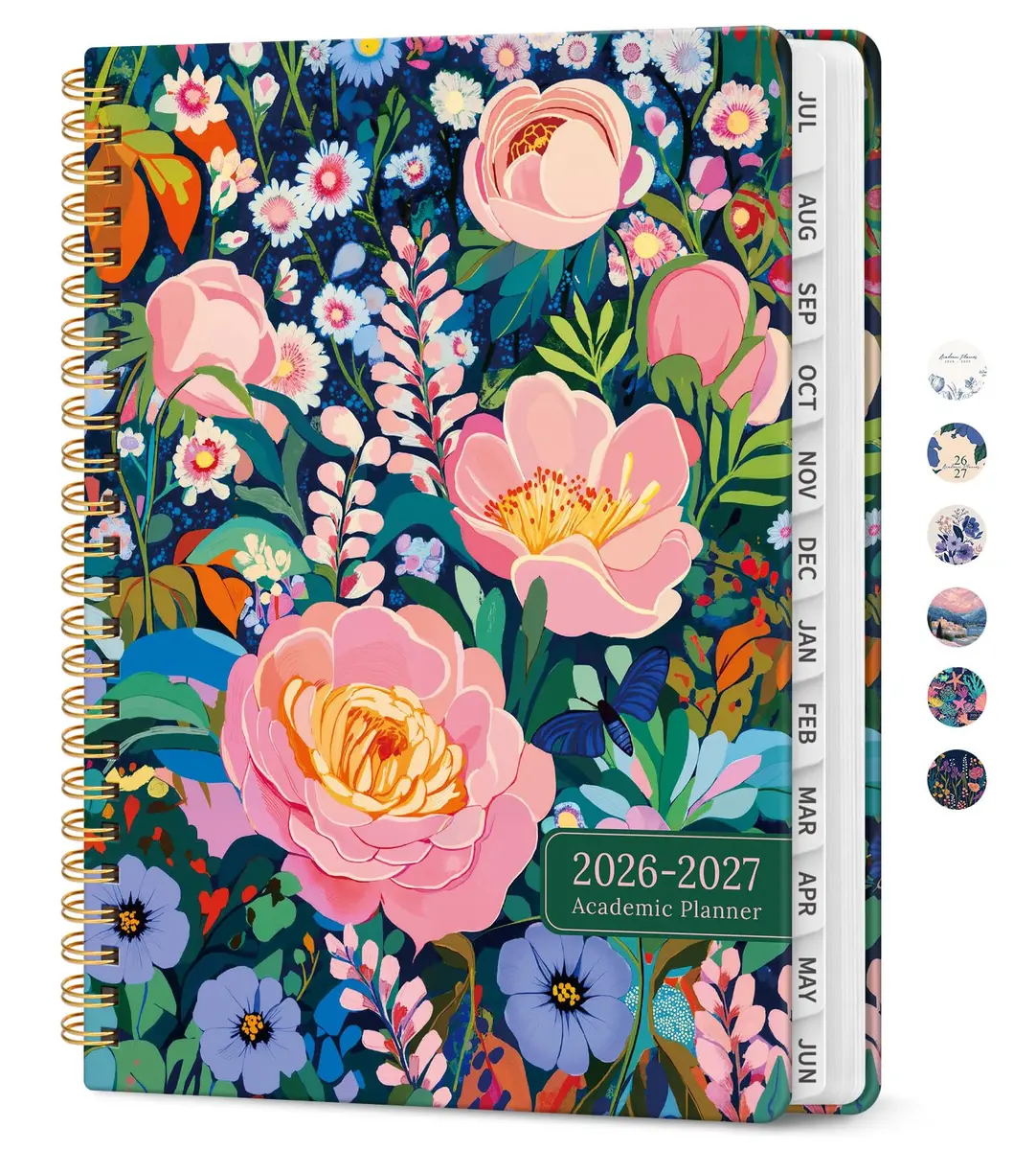 Taja Academic Planner 2026-2027, Monthly & Weekly Jul 2026-Jun 2027 Planner, 16 cm x 22 cm (6.3"x8.5") | Organized Planning for Students & Professionals - main product image