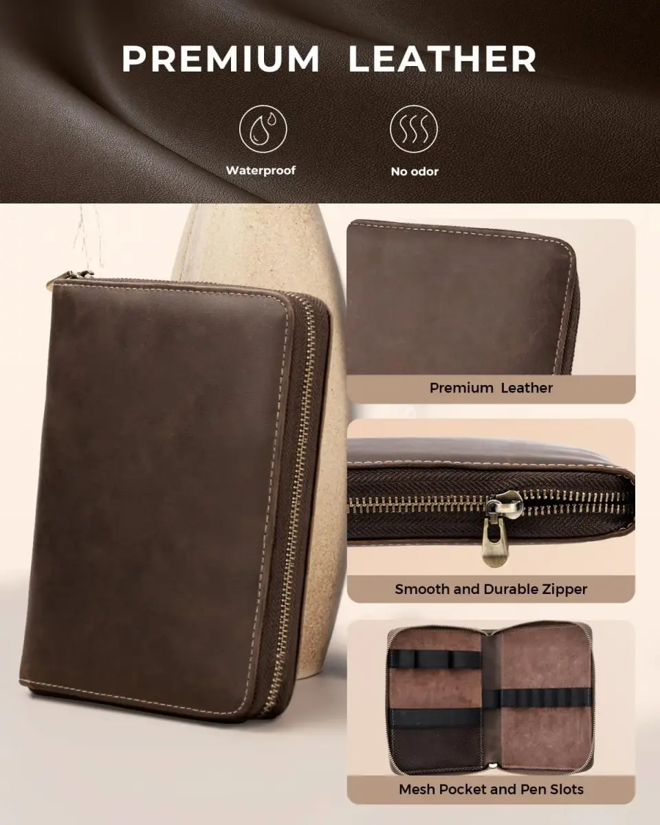 STAGEEK Mechanical Pencil Set with Leather Bag, 0.5/0.7/0.9/2.0mm, 30-Piece | Smooth Ink Flow - view 5