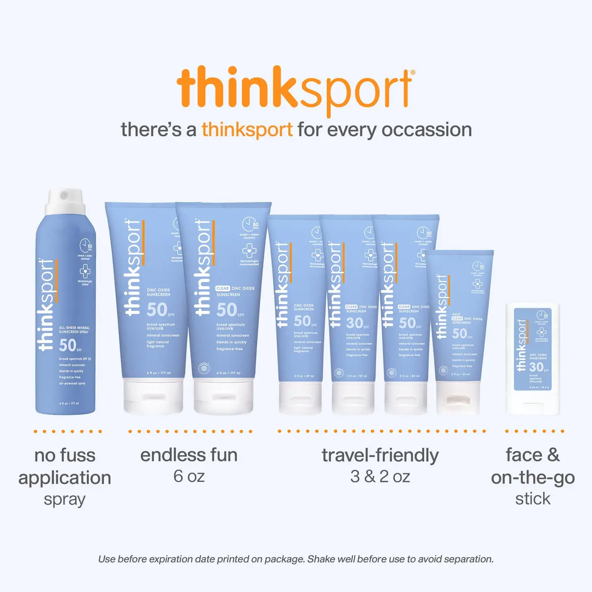 Thinksport Mineral Sunscreen Stick SPF 30, 18g (0.64 Oz) | Broad Spectrum UVA/UVB Protection - view 4