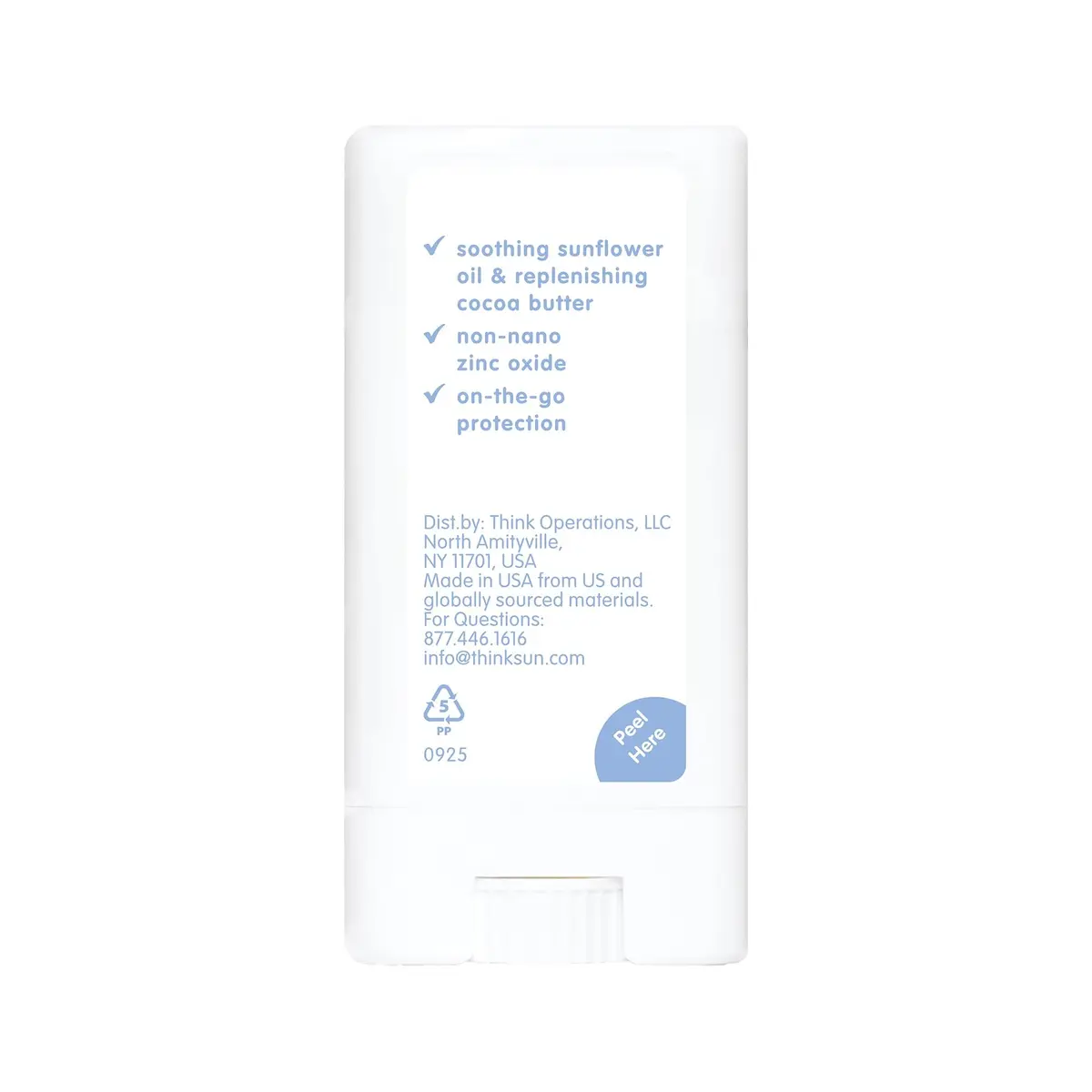 Thinksport Mineral Sunscreen Stick SPF 30, 18g (0.64 Oz) | Broad Spectrum UVA/UVB Protection - view 6
