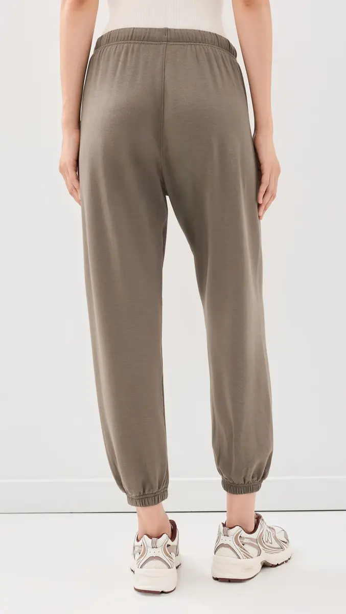 Splits59 Andie Oversized Fleece Sweatpants Lentil X-Large | Relaxed Fit, Mid-Rise, Ankle Length - view 3